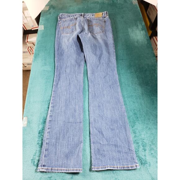 Lucky Brand Jeans Size 4 Womens Blue Stretch Pant Denim Mid Rise Lolita Bootcut - Picture 11 of 14